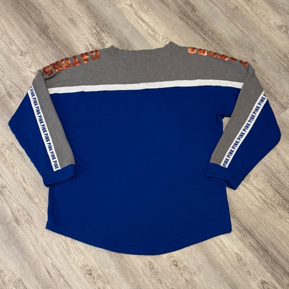 NEW Victoria’s Secret PINK 5th And Ocean Florida Gators Sequin Sweatshirt Size L - Picture 6 of 6